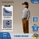 Teenie Weenie Kids小熊童裝24秋男女童經(jīng)典百搭休閑圓領(lǐng)羊毛毛衣 中灰色 130cm