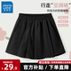 真維斯女童短褲2025夏季新款牛仔褲時髦百搭裙子透氣親膚中大童潮流褲裙 【防曬親膚涼感】百褶褲裙/黑色 160