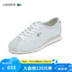 LACOSTE【王一博同款】法國鱷魚女鞋25春夏新款皮革運動休閑鞋|49SFA0043 TS1/淺藍(lán)色/米白色 37 4