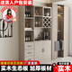 紅森集酒柜客廳餐邊柜一體靠墻柜子簡(jiǎn)約現代展示柜高柜酒吧柜可定制 卡其 長(cháng)120cm寬30高200