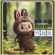 泡泡瑪特搪膠臉毛絨公仔首領(lǐng)大娃拉布布LABUBU模型擺件大天使防偽 大首領(lǐng)掃碼鑒定