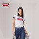 Levi's李維斯25年春季新款女士經(jīng)典紅LOGO印花短袖T恤002A4