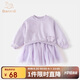 班喜迪女童連衣裙秋裝新款洋氣時(shí)髦網(wǎng)紗裙子寶寶公主裙春秋季兒童衛(wèi)衣裙