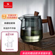 heisou茶壺茶水分離公道杯耐熱玻璃泡茶壺辦公室過(guò)濾水杯子泡茶器KC666