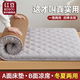 紅豆夏天學(xué)生單人床墊0.9m1.9m宿舍涼席雙面床褥子冬夏兩用打地鋪睡墊 水洗棉灰N【A面床墊+B面冰藤】 90cm*190cm【宿舍床】