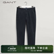 GANT甘特秋冬學(xué)院風男士奇諾褲易搭通勤舒適棉西裝百搭休閑長褲 405海軍藍色 32