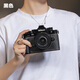 雨悅雨悅相機包尼康ZF手柄保護(hù)套nikon zf手柄皮套指柄配件底座殼肩帶 ZF經(jīng)典黑手柄保護(hù)套