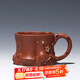 藏壺天下 宜興紫砂杯主人杯 品茗杯個人杯茶碗 歲寒三友小杯單只 降坡泥黃花款
