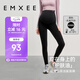 嫚熙（EMXEE）孕婦加厚打底褲秋季新款孕期瑜伽褲孕婦褲托腹褲提臀褲孕婦裝黑色