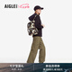 AIGLE艾高后背包WR防潑水戶外迷彩印花中性雙肩包 黑色 BD892 均 碼