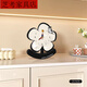 中古風(fēng)桌面時(shí)鐘擺件可搖擺創(chuàng  )意花卉鐘表擺放式電視柜床頭擺臺裝飾 擺鐘-A款20*25