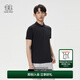 KOLON SPORT/可隆SECO空氣POLO衫 男子戶外吸濕速干防曬UPF50+抗菌T恤上衣 LHPT5AT885-BK 黑色 2XL 185/104A