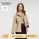 SCOFIELD女裝經(jīng)典廓形雙拉鏈多功能口袋夾克短外套2025春季新品 米色 M 165