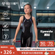 速比濤（Speedo）兒童泳衣電氣矩陣黑標(biāo)Hero5.0鯊魚皮競速連體泳衣女童 黑/藍(lán)13-14