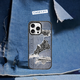 CASETIFY 丹寧宣言系列 柔韌之境 適用于iPhone16/15 Pro/Max 牛仔風(fēng)透黑手機殼/蘋(píng)果手機殼 透明黑框Magsafe iPhone 16 Pro Max