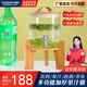維納仕耐高溫冷水壺帶龍頭網(wǎng)紅啤酒桶可樂(lè )桶泡酒罐玻璃飲料水果茶桶容器