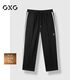 GXG2024秋冬直筒褲休閑褲男 黑色 180/XL