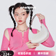 ONETIME月牙包單肩包2025夏季新款斜挎包輕奢風(fēng)腋下包禮物送女友 白色