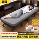 惠尋折疊床午休單人床辦公室午睡躺椅簡(jiǎn)易床醫院陪護床四折行軍床 190長(cháng)丨四折-3cm椰棕墊 減壓護脊 80cm寬