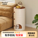 格美居收納床頭柜多層臥室圓形柜子置物架網(wǎng)紅ins簡(jiǎn)約儲物柜收納柜 【旗艦款】胡桃色 三層