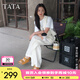 他她（TATA）厚底勃肯鞋女2025夏季新款沙灘拖鞋女外穿涼鞋女 黃棕（拖鞋款） 37