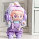 LABUBU三代前方高能搪膠臉公仔盲盒DIY娃衣拉布布3.0衣服套裝掛件 耳機+背褲+鞋+掛件【整套含娃】
