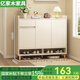 億家木鞋柜家用門口室內(nèi)入戶玄關(guān)收納柜一體靠墻儲(chǔ)物柜2025新款陽臺(tái)鞋架 【實(shí)木柜腿】105*32*100cm 自行安裝