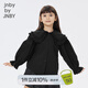 jnby by JNBY[花邊領(lǐng)]江南布衣童裝春襯衫翻領(lǐng)荷葉邊公主風(fēng)女童兒童1N2213190 001本黑 150 cm