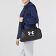 安德瑪（Under Armour）男包女包行李包 時(shí)尚簡(jiǎn)約大容量健身訓練包拎包 黑白02 均碼