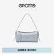 GROTTO個(gè)樂25年新款筆筒包女士手提包單肩斜挎手機(jī)小包迷你款禮物 霧霾藍(lán) MINI