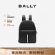 BALLY巴利【七夕禮物】男包牛皮革手提雙肩包背包條紋6238746 黑白條紋