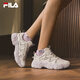 斐樂（FILA）官方貓爪6老爹鞋女鞋2025夏季新款鞋子休閑鞋厚底運動鞋 奶白-GS 37.5