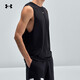 安德瑪（UNDERARMOUR）春夏Cool Mesh男子輕質(zhì)訓練運動(dòng)背心6007548 黑色001 M