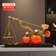 貝漢美（BHM）稱心如意柿子擺件客廳玄關(guān)電視柜辦公室裝飾品高檔輕奢喬遷禮物 京倉速發(fā)-稱心如意【禮盒裝】