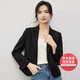 凡琴西裝外套女2024春秋短款小個子一?？鄹删?443X73172 黑色 L 