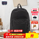 JANSPORT杰斯伯雙肩包女男復刻暮光學(xué)生電腦包旅行背包書(shū)包 4QVAGP0黑武士-側袋+隔層