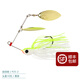釣之屋 胡須佬旋轉(zhuǎn)復(fù)合亮片SPINNER BAIT鱸魚路亞餌 頭重7g/10g鉛頭鉤 頭重10克 黃綠