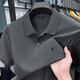 POLO SPORT美國(guó)拉夫勞倫美國(guó)拉夫勞倫奧萊品牌折扣保羅純棉短袖polo衫男夏季 D8255深灰[棉] XL建議140-160斤 均碼