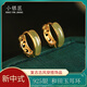 小銀匠和田玉S925銀花絲耳扣女新中式國風(fēng)玉石耳環(huán)耳飾品七夕情人節禮物