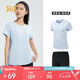 361°跑步運動套裝女士夏季衣服新款休閑短袖短褲兩件套662414001H-5