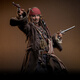 HOT TOYS加勒比海盜5：死無(wú)對(duì)證杰克船長(zhǎng)（植發(fā)版）1:6比例珍藏人偶豪華版 DX39AE 杰克船長(zhǎng)植發(fā)版
