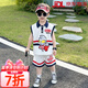 G.DUCKKIDS小黃鴨聯(lián)名奧特曼套裝男童夏季洋氣兒童服裝帥氣男孩無袖卡通衣服 藏青 110 cm