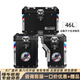 GSADV適用隆鑫無極DS525X護(hù)杠525DSX保險(xiǎn)杠不銹鋼保護(hù)杠防摔杠改裝24款 黑色經(jīng)典款 三箱+三箱架 46L尾箱