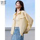 她享薄款短外套女翻領(lǐng)休閑襯衣外套2025春夏遮陽(yáng)空調(diào)衫上衣女T51D045
