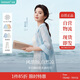 茵曼章若楠同款防曬苧麻棉女裝襯衫2025夏季新品襯衣上衣 淺藍色 M