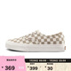 VANS范斯官方 Authentic棋盤格元?dú)馇逍履信夹?棕白棋盤格 37 
