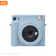 富士instax立拍立得 一次成像相機方形相機 SQUARE SQ1 冰川藍 標配
