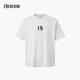 CHINISM CH短袖男夏季T恤半袖時(shí)尚寬松潮流休閑圓領(lǐng)情侶上衣 暖花灰 L