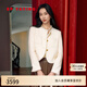 EP雅瑩[白牦牛絨] 羊毛混紡小香風(fēng)花呢短外套女商場同款1252B 白色 S