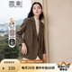 香影駝色毛呢西裝外套女2024秋冬季新款呢子通勤氣場強大休閑西服 駝色 M